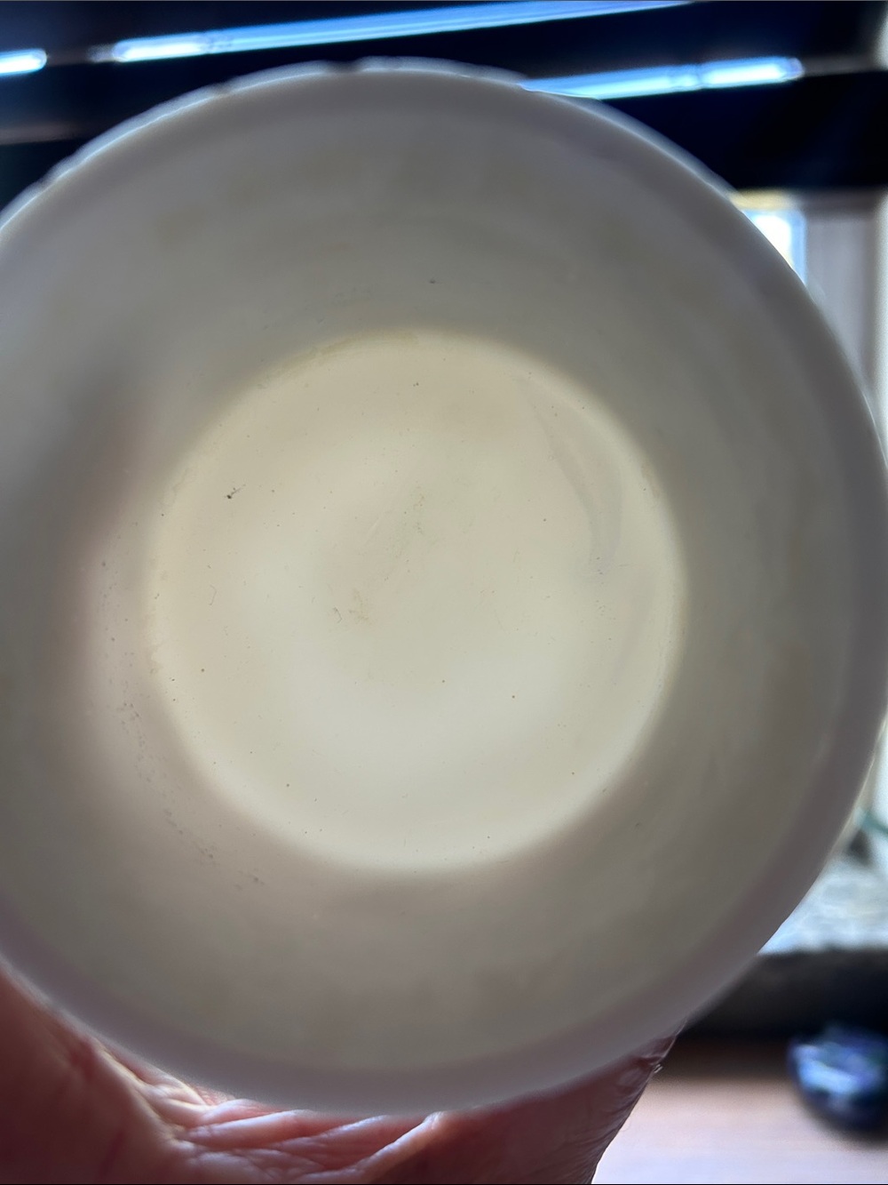 Antique Dithridge Hand Painted Floral Milk Glass Trinket Jar - Picture 5 of 13